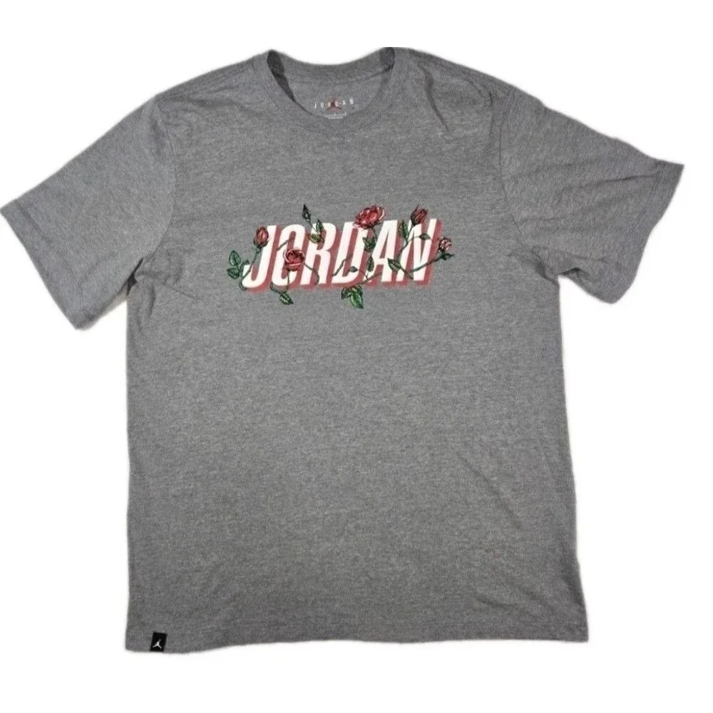 Lot of 5 Air Jordan T Shirts Mens 2 Large 3 XL Graphic Jumpman Short Sleeve